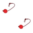 thumbnail image 3 of jesticaly 1Pcs Dog Toy Ball Pet Soild Rubber Rope Ball Animal Training Chewing Toy Pet Indoor Outdoor Fetch Toy Ball Multiple Size red 6cm 2Set, 3 of 6