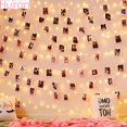 thumbnail image 2 of Banner de luz con clip para fotos, decoración para bodas, fiestas de cumpleaños, pancarta para baby shower para niños, niñas y niños, decoración navideña 2023, 2 of 5