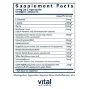 Vital Nutrients Detox Formula | Vegan Liver Detox | Antioxidant Supplement Promotes Liver & Detoxification Support | Gluten, Dairy, Soy Free | Non-GMO | 60 Capsules