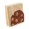 thumbnail image 2 of Gingerbread Man Repeat Pattern Thick U Shape Acrylic Napkin Holder Non Slip Space Saving for Kitchen, 2 of 9