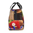 thumbnail image 4 of Lsque Pikmin Print Insulated Lunch Bag with Thick Aluminum Foil Lunch Tote Bag with Front Pocket for Men and Women, Ideal for Work, School, Picnics, and Travel, 4 of 8