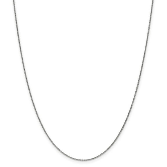 10k Wg 1mm Cable Chain Necklace - 1.8 Grams - 20 Inch