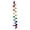 Black Rainbow, variant on In the Breeze 4250 — Rainbow Curlie Spinner, 24-Inch Colorful Wind Spinner, Outdoor Decoration, Hot Air Balloon Accessory