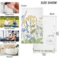 thumbnail image 3 of SKYSONIC 16"x28" Face Hand Towel Set, Dragonfly Flowers Cotton Washcloths, Quick-Dry Highly Absorbent Bath Towels 2 PCS for Bathroom Ktichen Travel SPA Gym, 3 of 7