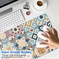 thumbnail image 4 of Long Mouse Pads for Desk,Multicolor Ethnic Geometric Patchwork Desk Mats on Top Of Desks, Desk Mouse Pad Extra Large with 3mm Non-Slip Base and Stitched Edge for Gaming,Work,Home 31.5"x11.8", 4 of 5