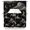 Black, variant on Blue Grey Moon Night Kitchen Curtains Swag Valance for Windows/Bathroom/Cafe, Starry White Evening Rod Pocket Drape Panel Swag Curtains Valance for Bedroom/Living Room 56"x36"