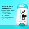 thumbnail image 4 of Desodorante hello Activated Charcoal Fresh and Clean, 75 ml, paquete de 2, 4 of 6
