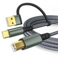 thumbnail image 4 of 480Mbps Data Cord USB C Male to USB B Male Printer Cable for Scanners Black, 4 of 11