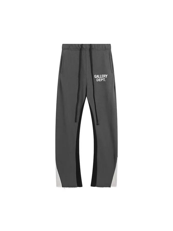 Cotton Pants for Women Loose Drawstring High Waisted Sweatpants Solid Wide Leg Trousers Baggy Pants with Pockets