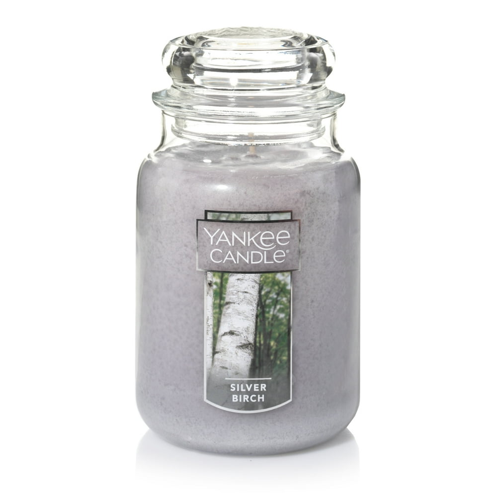 Yankee Candle Silver Birch - Original Large Jar Scented Candle ...