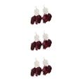 thumbnail image 3 of Jumpingount 1 par de pendientes de mujer estilo bohemio elegantes plumas exquisitas colgantes para las orejas gotas para las orejas joyería única Type7 NO7, 3 of 6