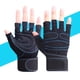 thumbnail image 1 of Guantes de gimnasio de peso pesado, manoplas deportivas para levantamiento de pesas, entrenamiento de culturismo, Mancuernas Fivean Guantes deportivos, 1 of 1