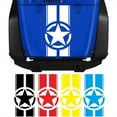 thumbnail image 5 of Car Hood Racing Sticker With Stripe Decal For Jeep Wrangler TJ LJ JK 45*110CM, 5 of 5