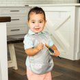 thumbnail image 4 of Tiny Twinkle - Apron Bib 2pk - Grey, Indigo 6-24M, 4 of 4