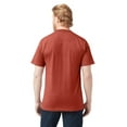 thumbnail image 3 of Dickies Men's Heavyweight Heathered Short Sleeve Pocket T-Shirt, Rustic Red Single Dye Heather, 3XT, 3 of 3