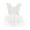 White, variant on "Gubotare For Baby Girl Baby Girl Cotton Ruffles Long Sleeve Pink Crew Neck Bow Rompers Bodysuit Onesie,White 6-12 Months"