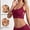 Wine, variant on BXJX Women's Sports Bra Clearance Body Shaping Wirefree No-marking Breathable Sport Bras Woman Black Size 2XL