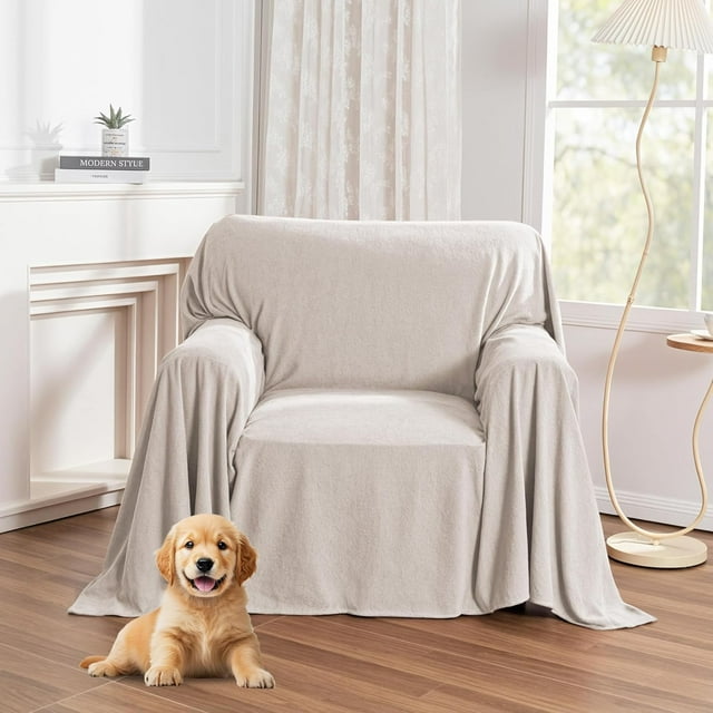 Dark Couch Covers for Sectional Sofa Couch Cover L Shape Couch Covers for Dogs Washable Couch Cover Banket Modern Sofa Slipcovers Super Soft Sofa Towel for Kids Pets ” x ”