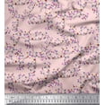 thumbnail image 1 of Soimoi Rayon Crepe Fabric Leaves & Floral Night Wear Print Fabric by Yard 46 Inch Wide, 1 of 1