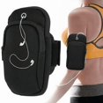 thumbnail image 1 of Miuline Brassard de Sport Imperméable et Résistant à la Transpiration avec Sangle Réglable – Support de Téléphone Portable Sécurisé pour Course, Cyclisme, Jogging et Entraînement Physique Extérieur – Étui de Rangement Ergonomique Portable pour Actif, 1 of 6