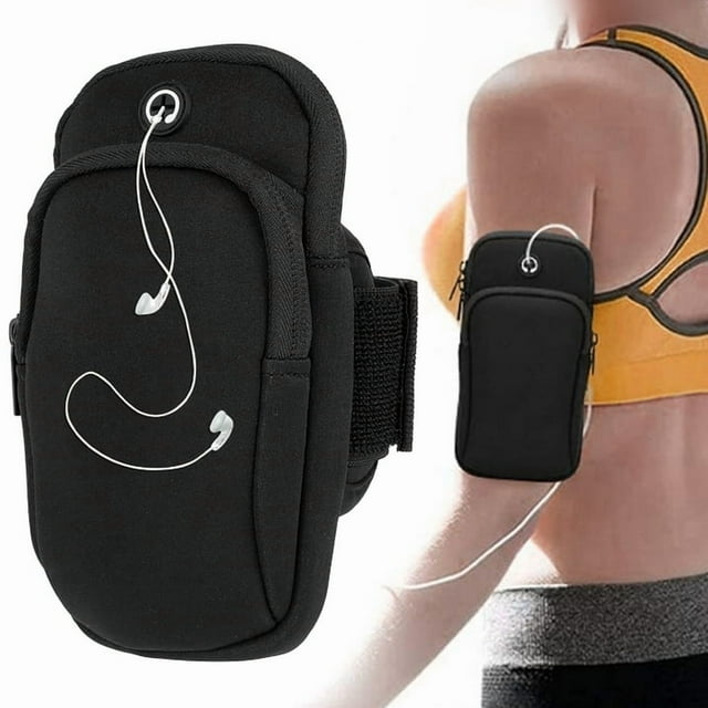 Miuline Brassard de Sport Imperméable et Résistant à la Transpiration avec Sangle Réglable – Support de Téléphone Portable Sécurisé pour Course, Cyclisme, Jogging et Entraînement Physique Extérieur – Étui de Rangement Ergonomique Portable pour Actif