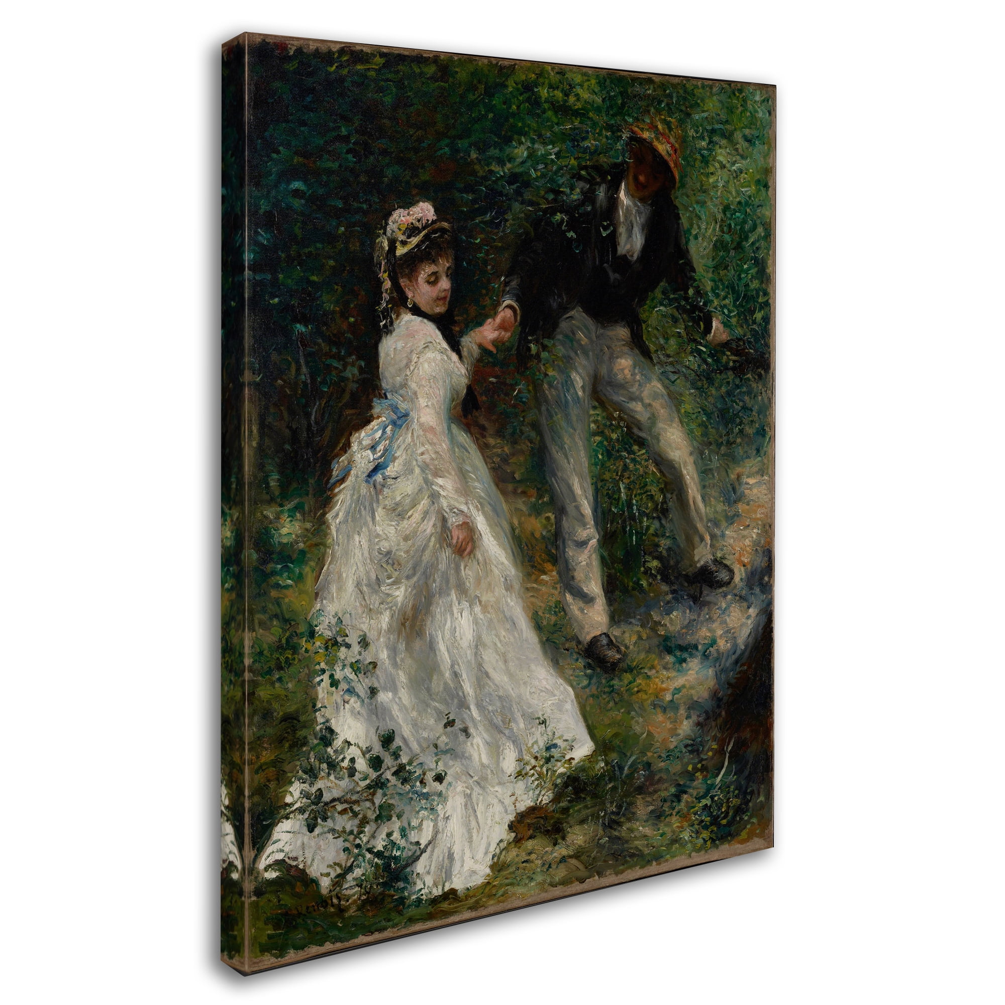 Renoir 'La Promenade' Canvas Art