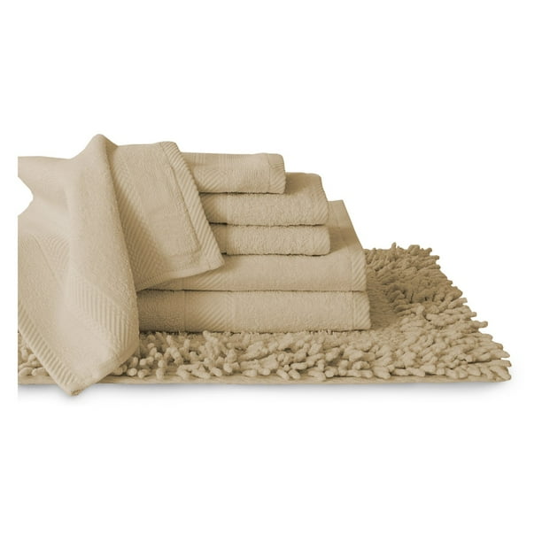 Baltic Linen Company Belvedere 7 Piece Cotton Towel Amp Rug Set 7 Piece Cotton Towel Amp Rug Set