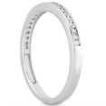 thumbnail image 2 of 14k White Gold SlenderDiamond Wedding Ring Band Set 1/2 SZ 6, 2 of 3
