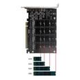 thumbnail image 2 of PCIEX16 NVME M2 MKEY SSD Array Expansion Adapter Card Motherboard PCIE Split Card,1 * Array Expansion Adapter Card,black, 2 of 6
