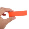 thumbnail image 3 of Unique Bargains 10 Pcs Tampons à Ongles Rectangulaires Confortables pour DIY Orange, 3 of 6