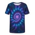 thumbnail image 2 of Short Sleeve T-Shirts Mens Graphic Tops Crewneck Casual 3D Printed Novelty Tee Summer Base Funny Tshirts (M, Blue 03), 2 of 5