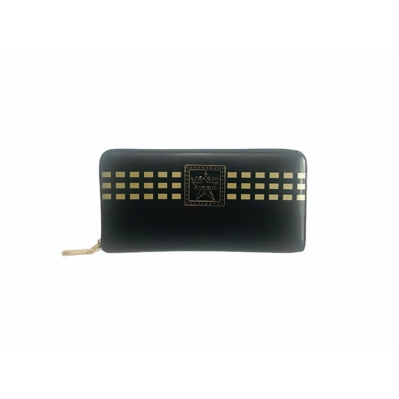 Leather Zip Travel Wallet Women