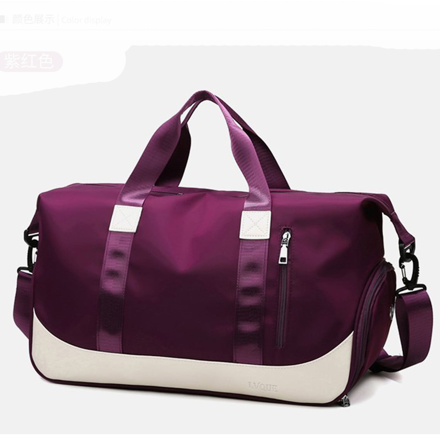 Luxury Nylon Pattern Travel Duffel Bag Waterproof Duffel Bag Separate ...