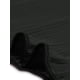 thumbnail image 5 of Conjunto de pijamas para mujer INSPIRE CHIC, camiseta de manga corta con botones y pantalones cortos, ropa casual de descanso, color negro, 5 of 6