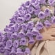 thumbnail image 3 of Crochet Flower Blanket Bouquet Manta Material Bricolaje Regalos () Púrpura, 3 of 9