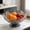 Gray#290, variant on Rwvbm Tall-Legged Fruit Bowl, Luxurious Petal-Shaped Snack Tray for Living Room Coffee Table, Shatter-Proof Plastic Candy Nut Dish, 10-Inch