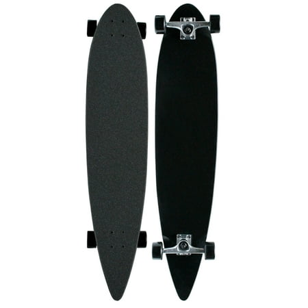 MOOSE Black Longboard Complete 9 x 43 Pintail (Top 10 Best Longboards)