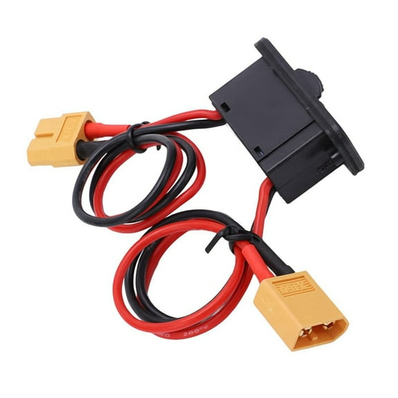 RC Airplane Switch,18AWG Large Current Switch with Plug,Heavy Duty on/Off Switch for RC Model Airplane