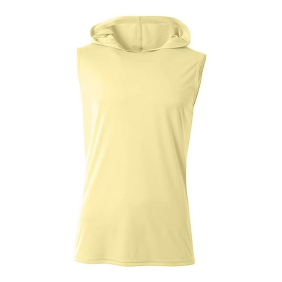 A4 Pack of 4 Sleeveless Hooded Tee