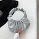 thumbnail image 5 of Bolso plisado de piel sintética para mujer, bolsa de hombro para compras, ocio, axila, bola de masa hervida, 2024, 5 of 5