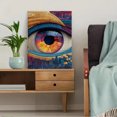 thumbnail image 5 of Abstract Psychedelic All Seeing Eye Canvas Art, Trippy Modern Home Wall Decor, 5 of 8
