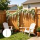 thumbnail image 1 of Artificial Wisteria Garland Hanging Silk Flower Vines With Green Leaves Fake Wisteria Flowers For Wedding Arch Home Garden Wall Decor, 1 of 6