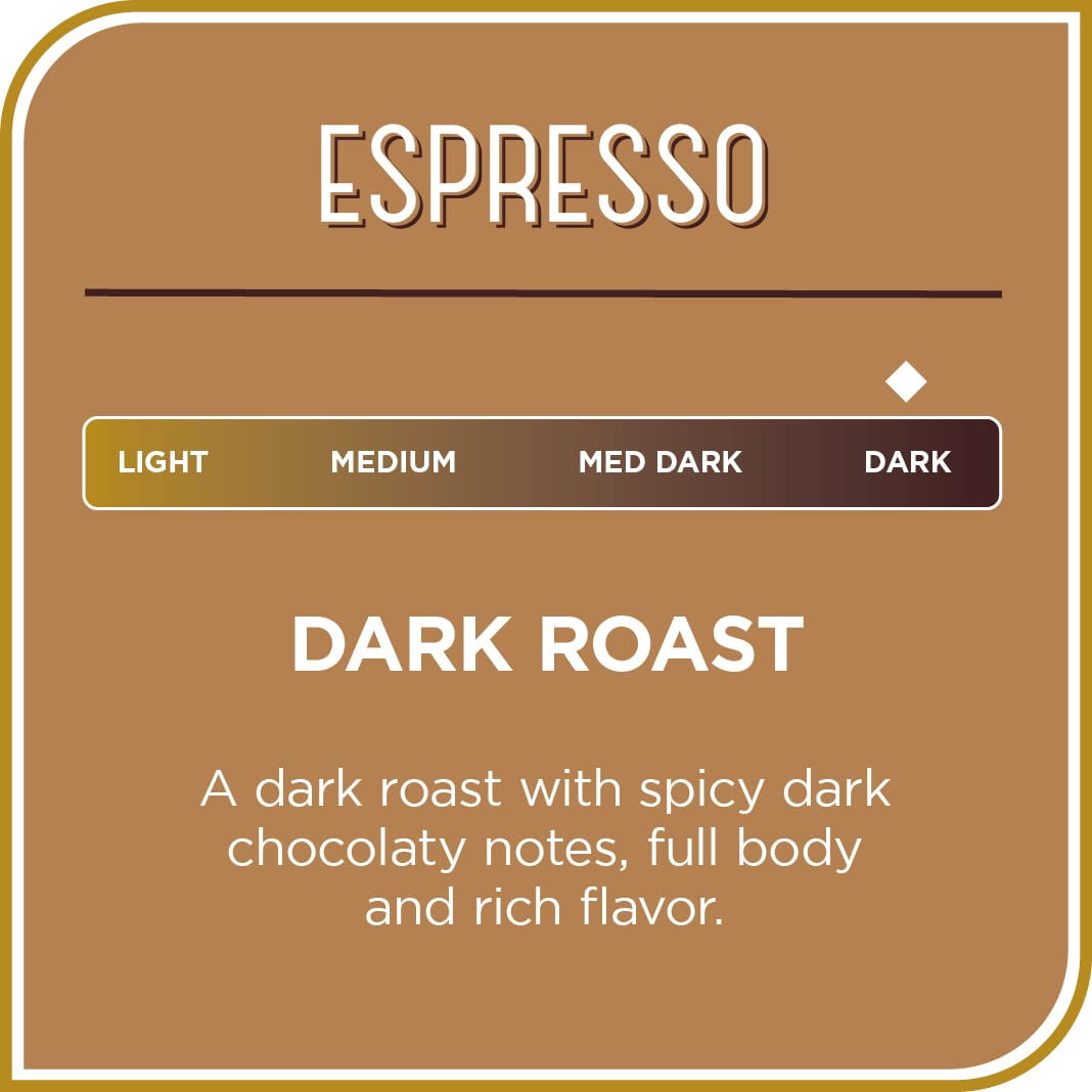 Don Francisco's Dark Roast Espresso Canned Ground Coffee, 12 oz, 6 Ct