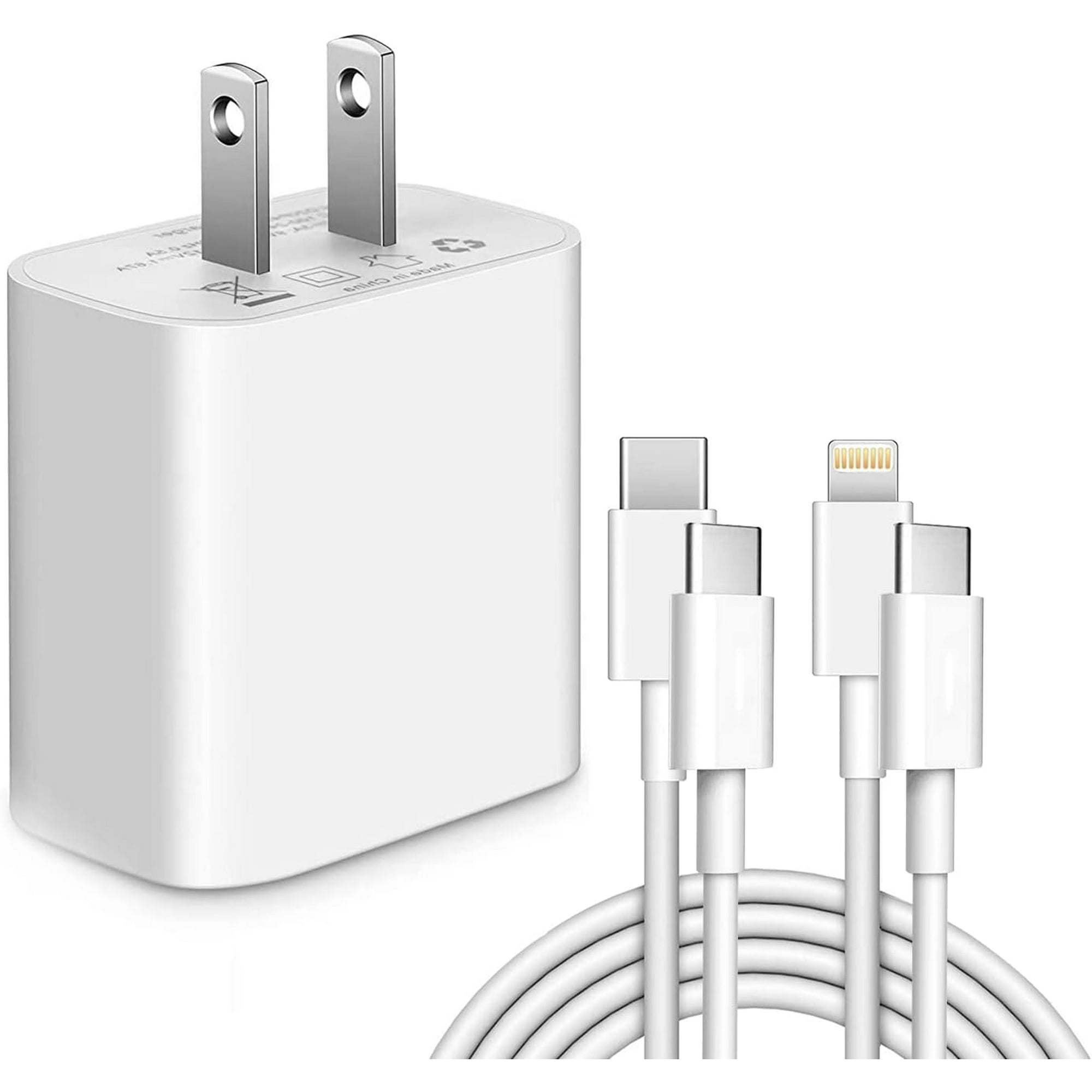iPhone Charger Block Fast Charging Brick USB C Apple Phone Charger Cube for  iPhone 14 12 13 11 iPad pro inch, iPad Air 5/4,iPad Mini