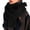 Z1-Black, variant on Mifelio Scarf for Women Warm Winter Scarf Unisex Polyester Fleece Scarf Multi Color Cold Weather Neck Scarves for Men Women Winter Scarf Black One Size