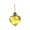 Yellow-YE-home supplies, variant on MORESEC XUld Home Hydrangea Glass Christmas Ball Light String with Colorful Filigree Decoration Christmas Ornaments