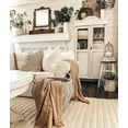 thumbnail image 4 of Hauteloom Alice Living Room, Bedroom Area Rug - Wool & Viscose - Bohemian Knot Pattern - Neutral Farmhouse Carpet -Texture - Beige, Cream, Off White, Ivory - 9' x 13', 4 of 9