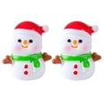 thumbnail image 2 of YAOMOBB Long-lasting Christmas Ornament Add Holiday Cheer with 2Pcs Christmas Bear Ornament Mini Cartoon Santa Claus Snowman Tree Gift Box Solid Resin Desktop Decorations, 2 of 7