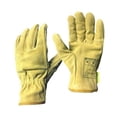 thumbnail image 1 of 2x Par Guantes de Protección de Soldadura Cola Guantes protectores para soldar Amarillo, 1 of 8