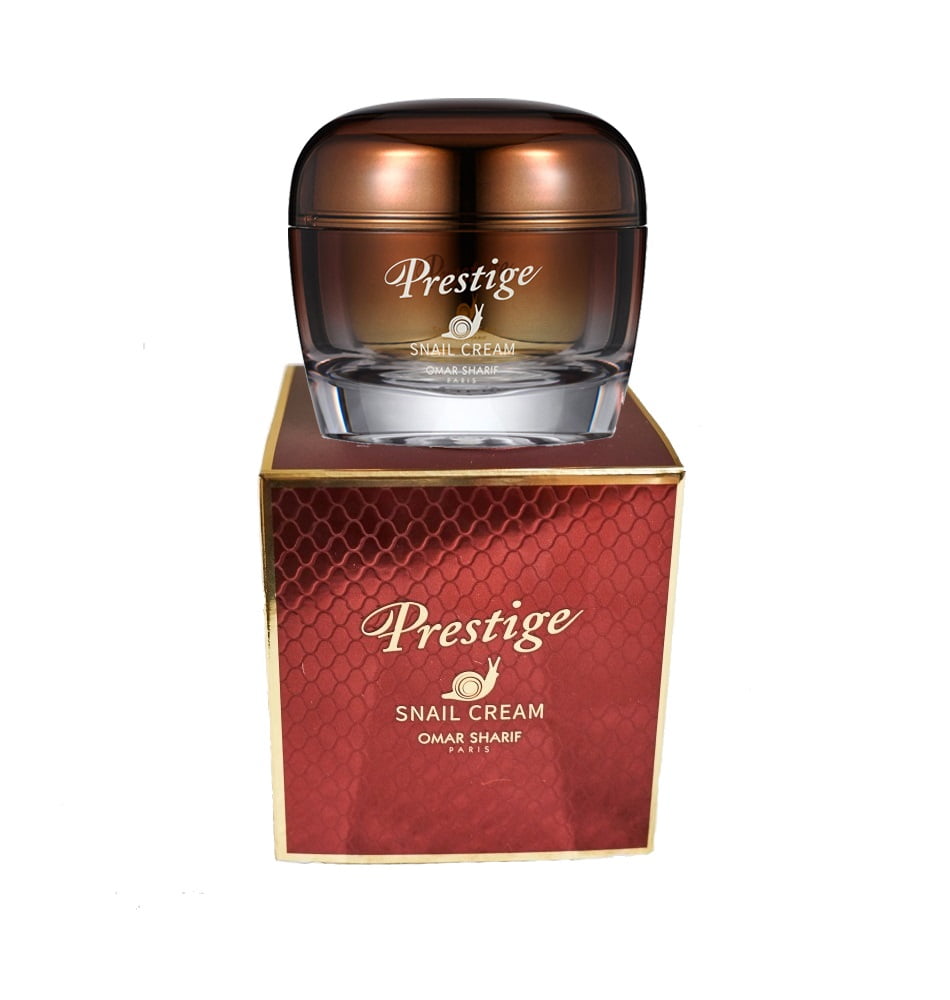 Prestige Snail Repair Cream Facial Recovery Moisturizer Real Snail Slime Formula Maintain Supple, Smooth Skin, Control Fine Wrinkle Extracts 1.76oz(50g)